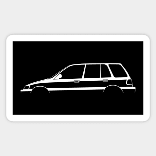 Honda Civic Wagon (EF) Silhouette Sticker